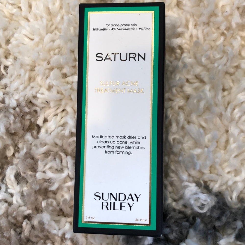 Sunday Riley Saturn sulfur acne treatment mask